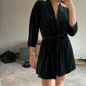 Velvet green Zara dress